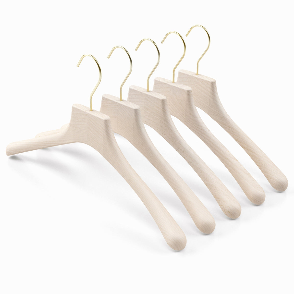 Appendini Top Camiceria Legno - Confezione da 5 Pezzi