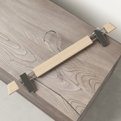 Appendini Portapantaloni Pinza Legno - Confezione da 5 Pezzi